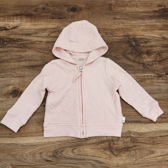 Burt's Bees Baby Girl Zip Up Sweatshirt B0092 - Picture 4 of 4